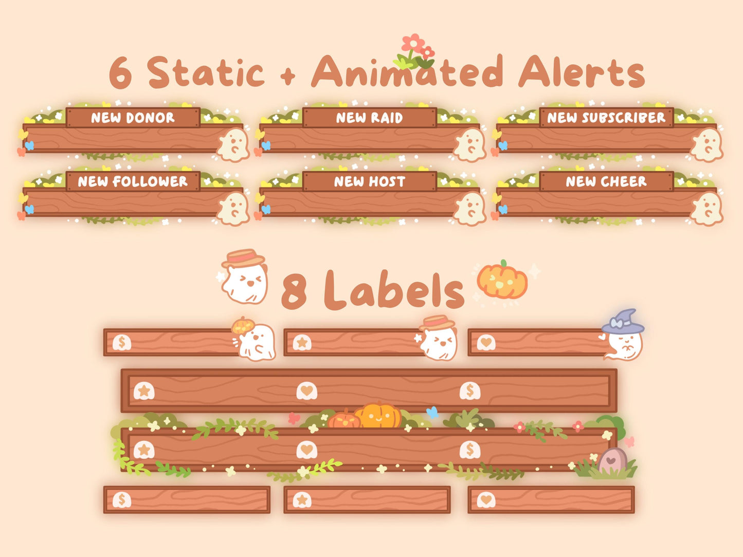 Autumn Spirits | Animated Stream Pack | Animated Twitch Overlay