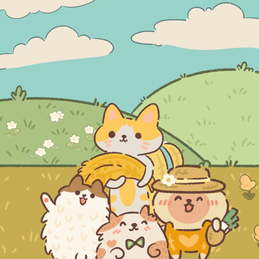Mystic Whiskers | 4 Animated Stream Screens