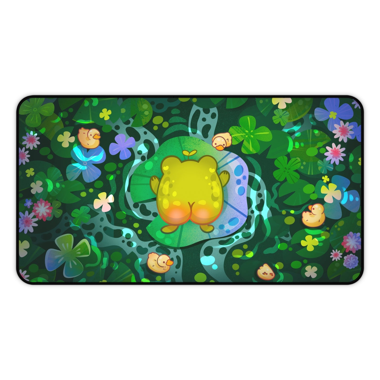 Frog Deskmat | Deskmat | Gaming Mousepad | Gamer Girl Desk Accessories | Gifts for Gamers | Desk Pad | Office Decor