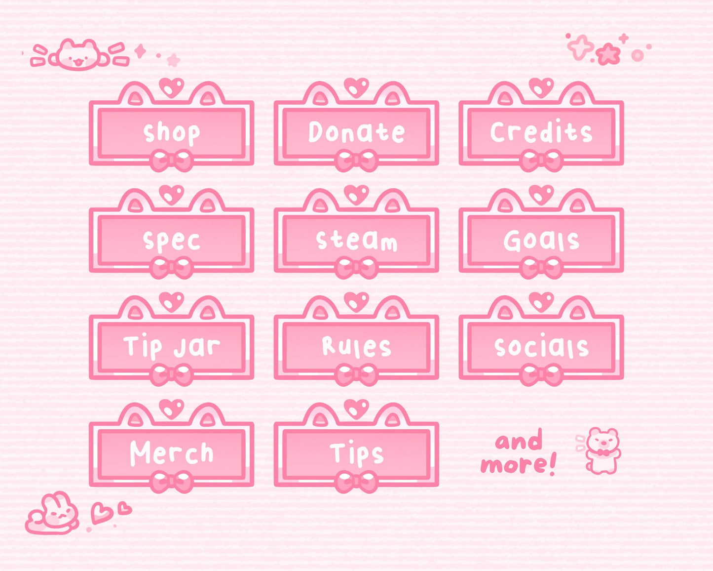 Berry Blush | 35 Stream Panels