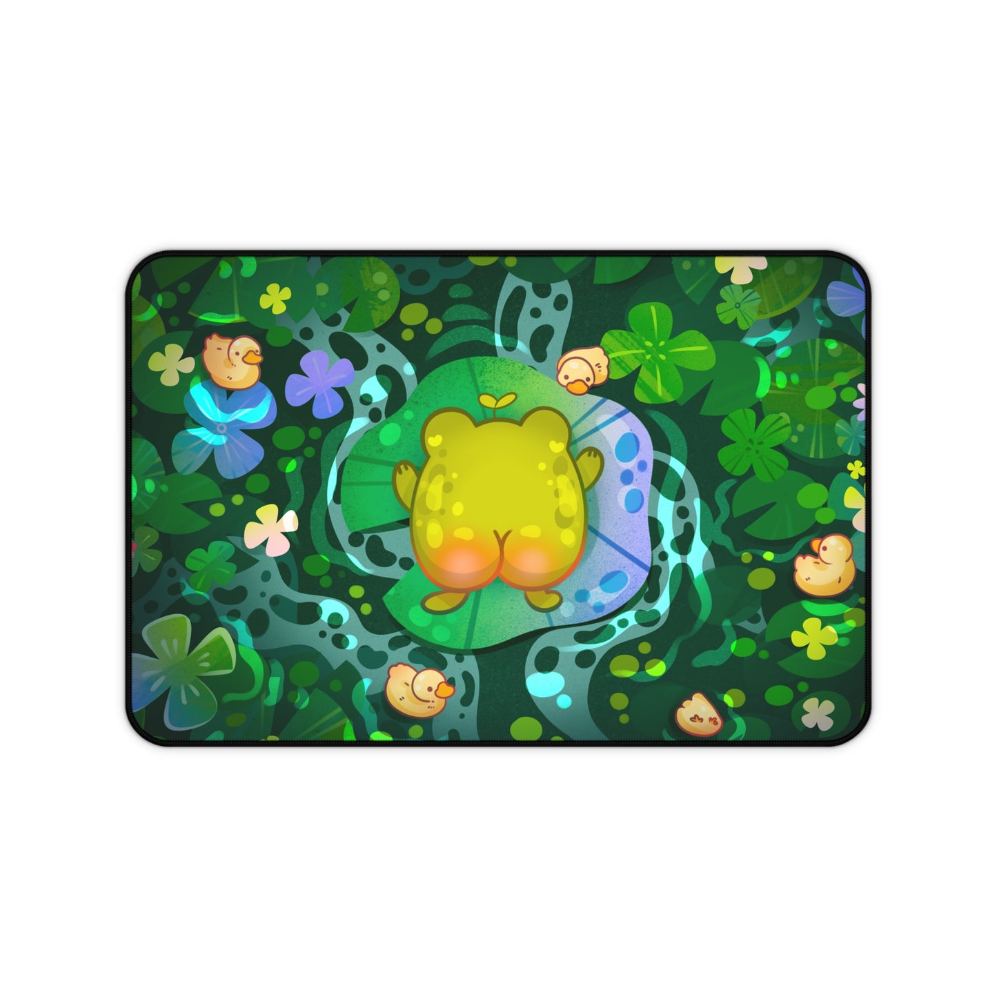 Frog Deskmat | Deskmat | Gaming Mousepad | Gamer Girl Desk Accessories | Gifts for Gamers | Desk Pad | Office Decor
