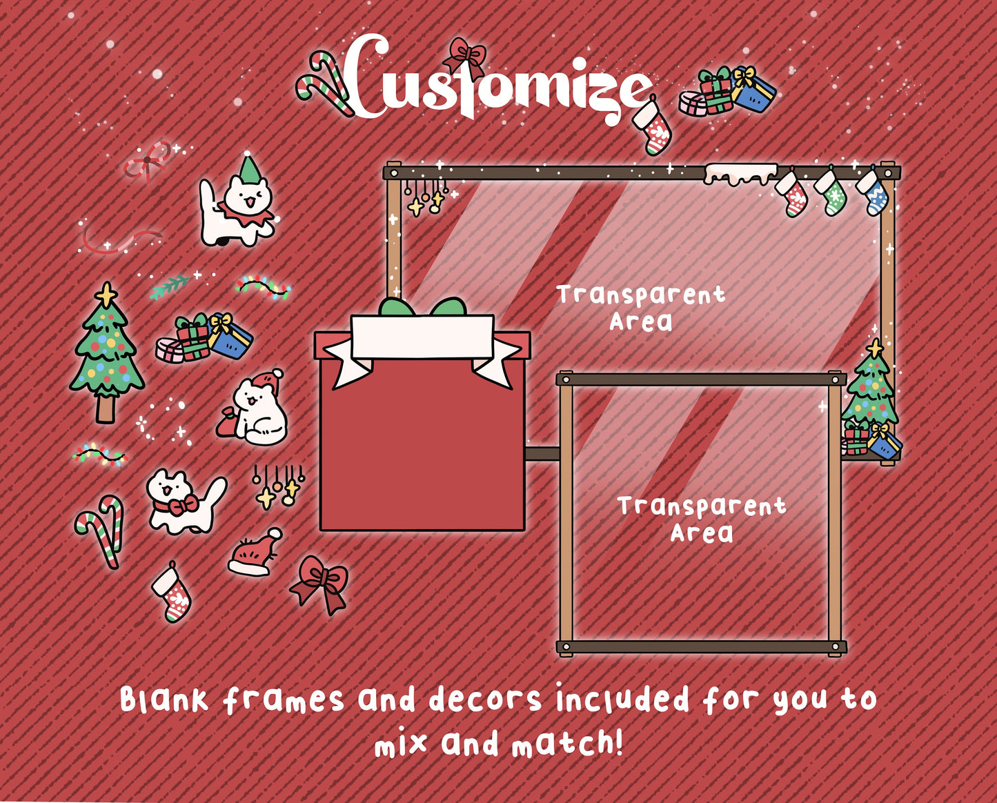 Frosty Paws | Animated Stream Pack | Animated Twitch Overlay