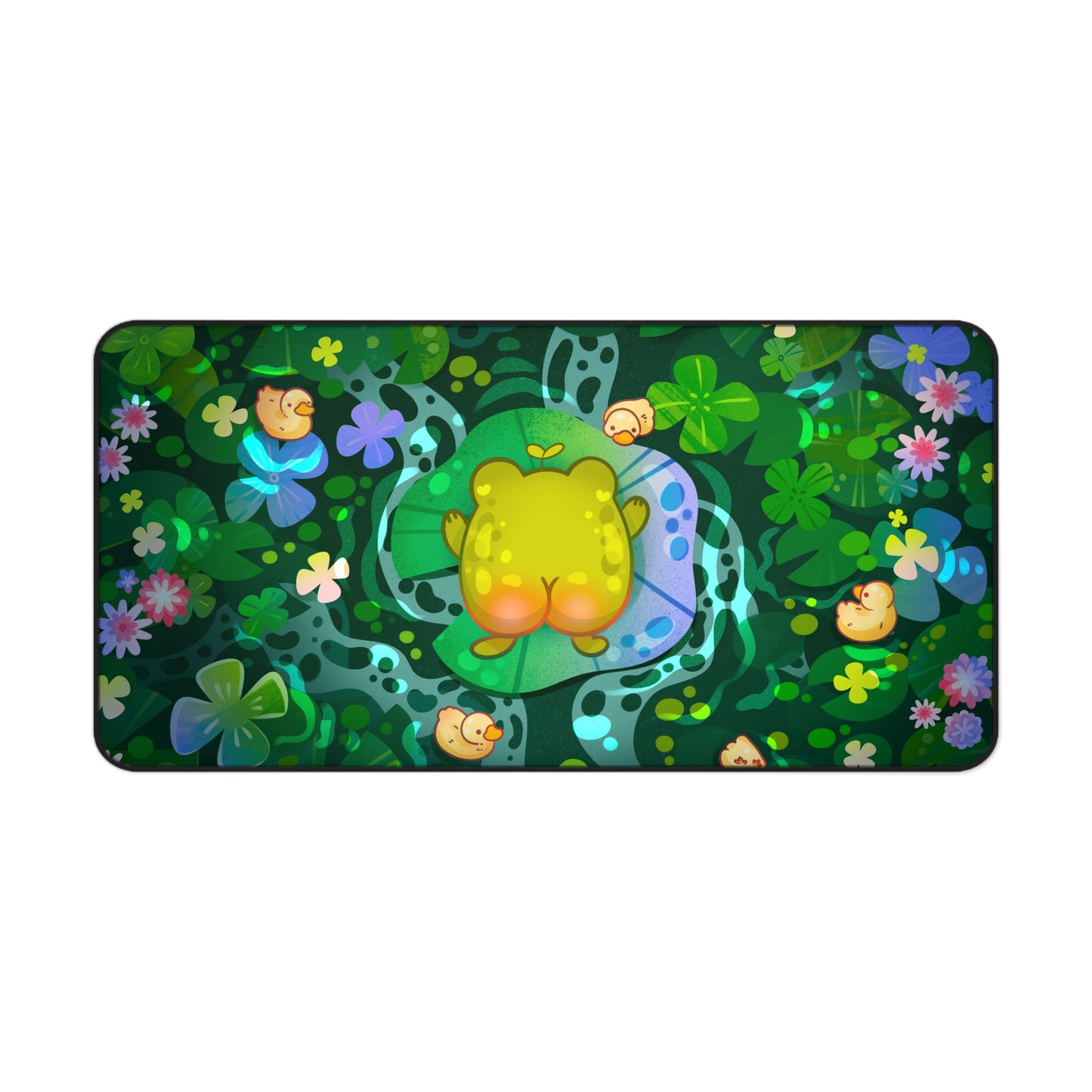 Frog Deskmat | Deskmat | Gaming Mousepad | Gamer Girl Desk Accessories | Gifts for Gamers | Desk Pad | Office Decor