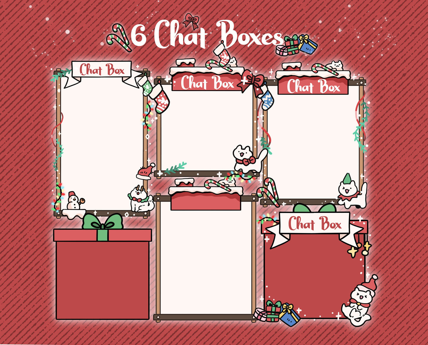 Frosty Paws | Animated Stream Pack | Animated Twitch Overlay