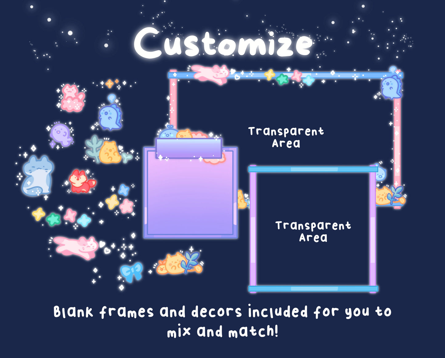 Dreamland Spirits | Animated Stream Pack | Animated Twitch Overlay