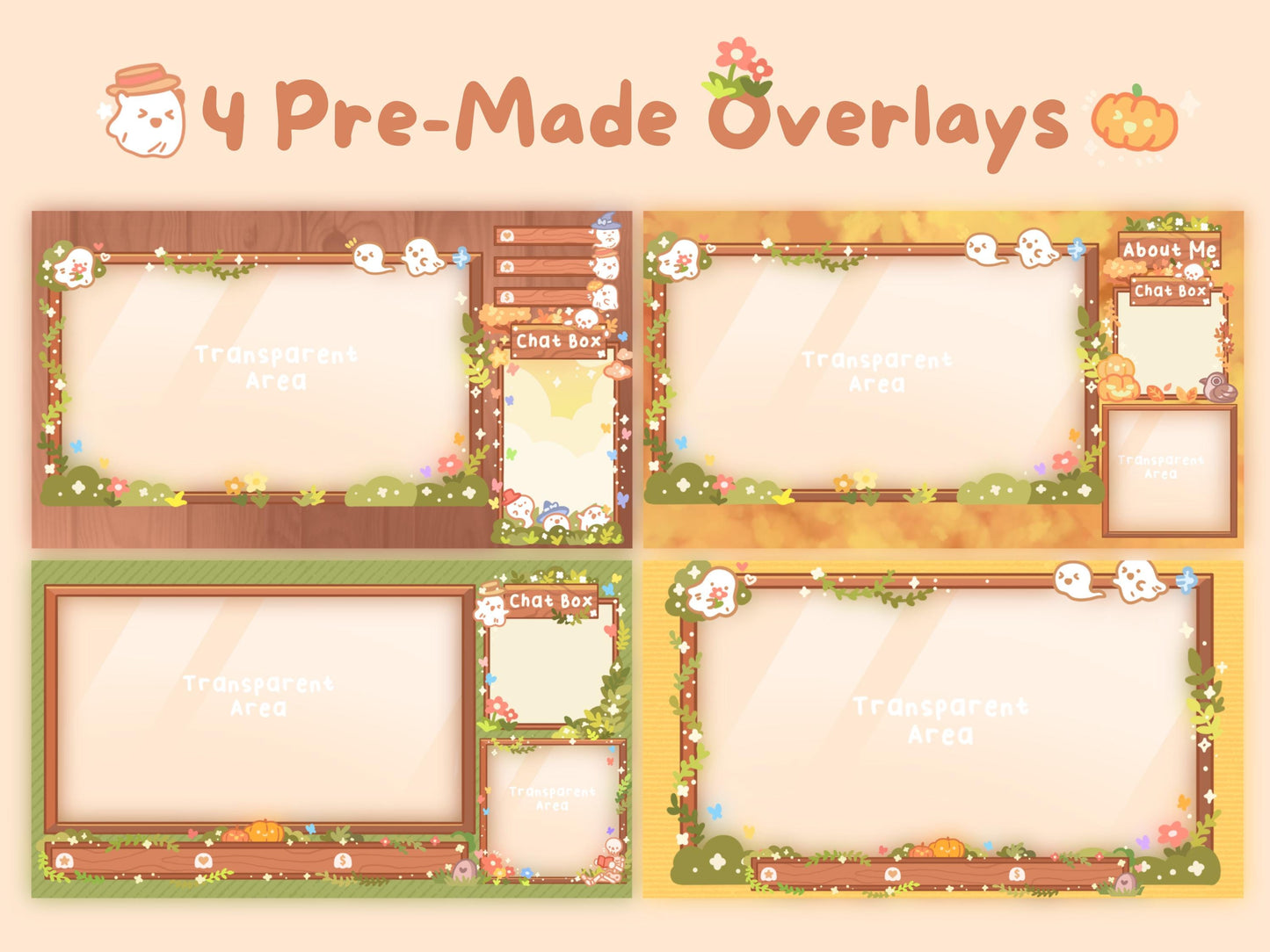 Autumn Spirits | Animated Stream Pack | Animated Twitch Overlay