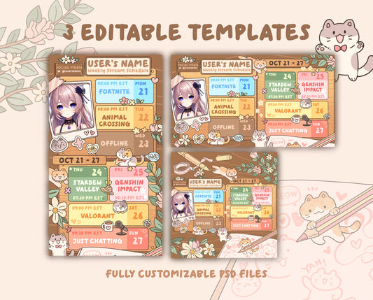 Cottage Kitty – Stream Schedule