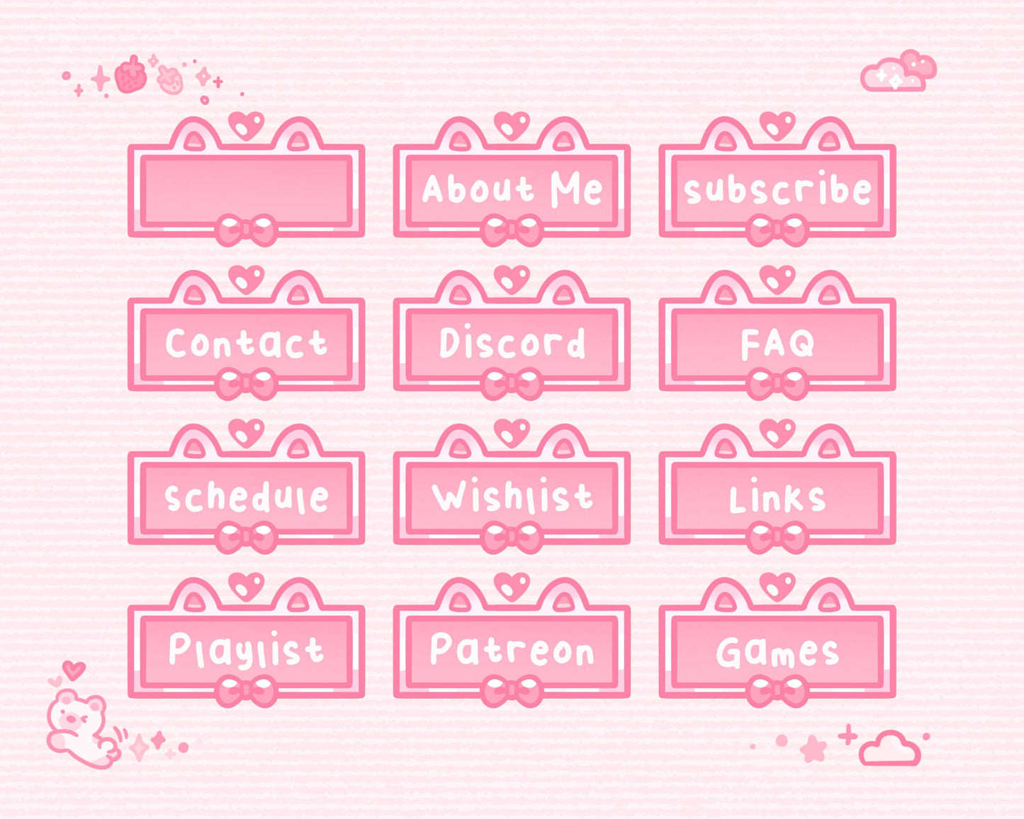 Berry Blush | 35 Stream Panels