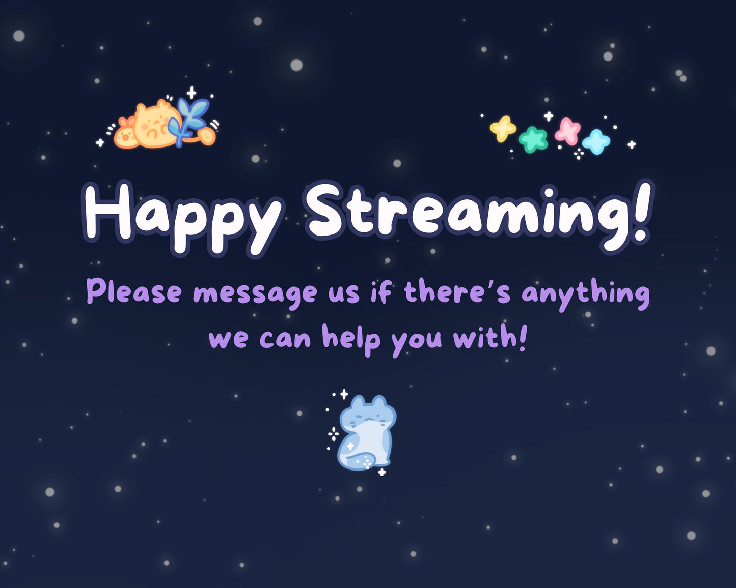 Starlit Spells | 4 Animated Stream Screens
