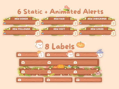 Autumn Spirits | Animated Stream Pack | Animated Twitch Overlay