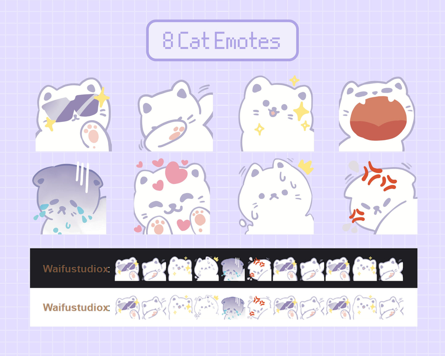 Mystic Whiskers | Animated Stream Pack | Animated Twitch Overlay