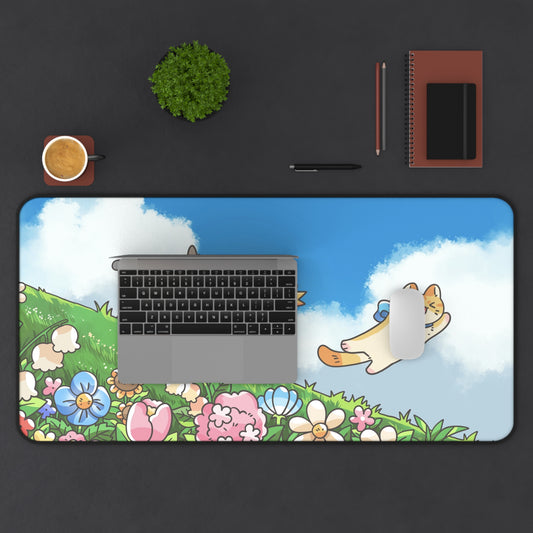 Dreamy Cat Deskmat | Deskmat | Gaming Mousepad | Cat Deskmat | Gamer Girl Desk Accessories | Gifts for Gamers | Desk Pad | Office Decor