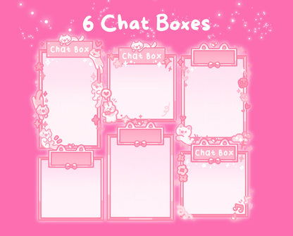Berry Blush| Animated Stream Pack | Animated Twitch Overlay
