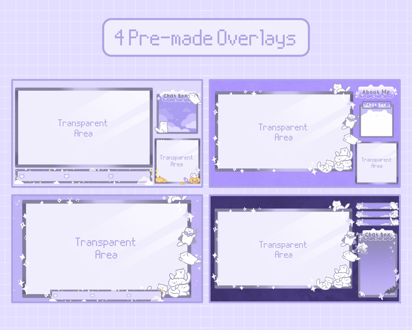 Mystic Whiskers | Animated Stream Pack | Animated Twitch Overlay