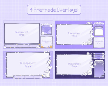 Mystic Whiskers | Animated Stream Pack | Animated Twitch Overlay
