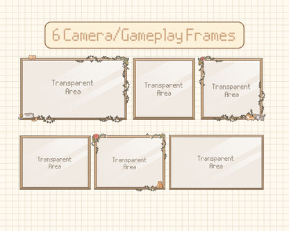 Cozy Cat | Animated Stream Pack | Animated Twitch Overlay