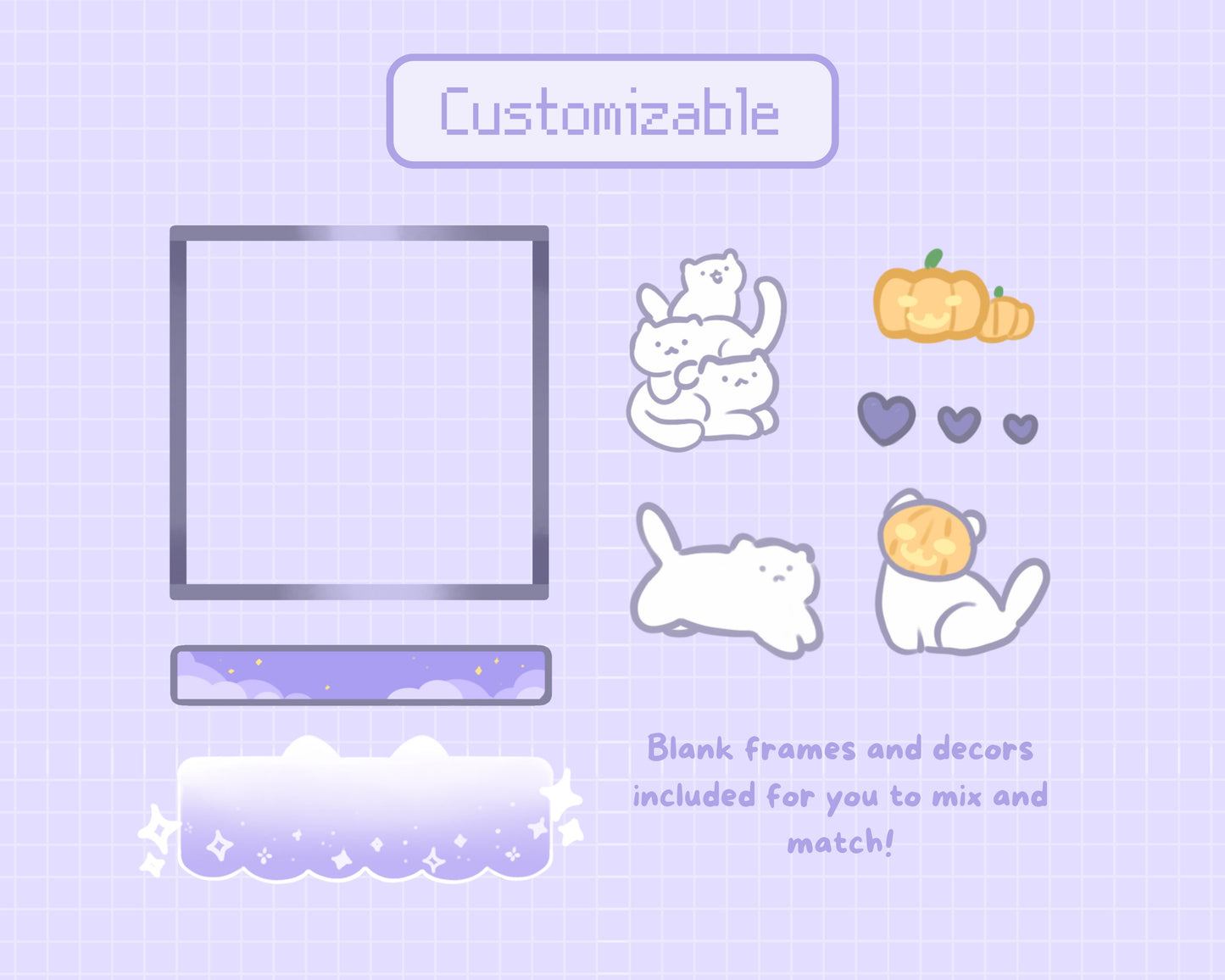 Mystic Whiskers | Animated Stream Pack | Animated Twitch Overlay