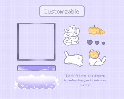 Mystic Whiskers | Animated Stream Pack | Animated Twitch Overlay