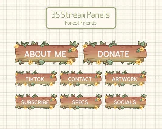 Forest Friends | 35 Stream Panels