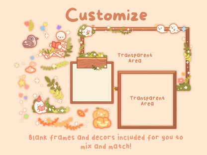 Autumn Spirits | Animated Stream Pack | Animated Twitch Overlay