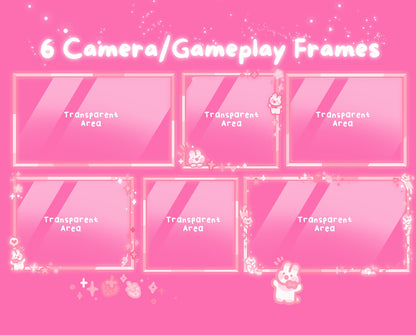 Berry Blush| Animated Stream Pack | Animated Twitch Overlay